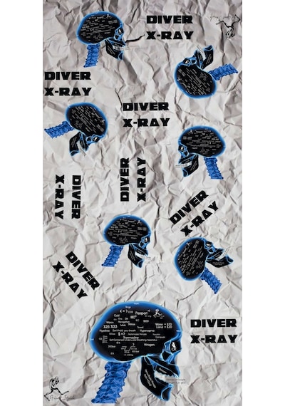 Diver X-Ray Towel