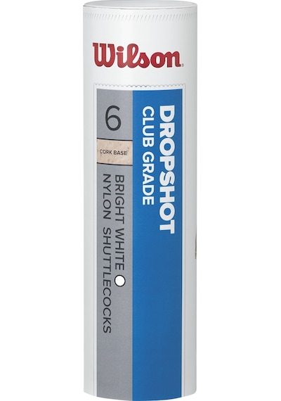 Wilson Badminton Topu Dropshot 6'lı Beyaz  Wrt6046wh