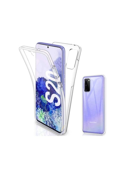 Galaxy S20 Kılıf Zore Enjoy Kapak Renksiz
