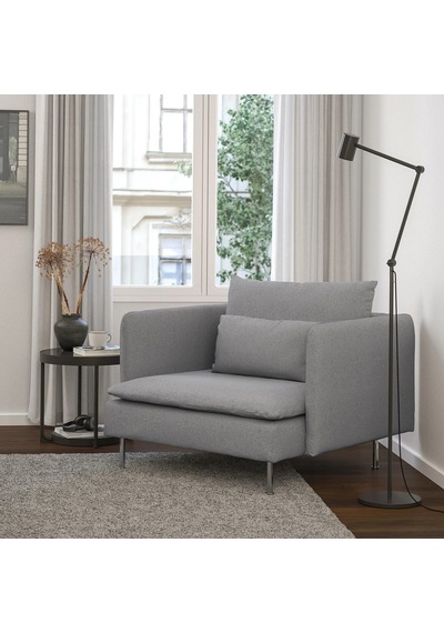 Ikea Gri Modern Kanepe - Tekli Koltuk