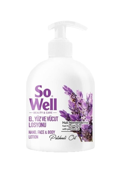 So Well El Yüz Ve Vücut Losyonu Patchouli Oil 500 Ml