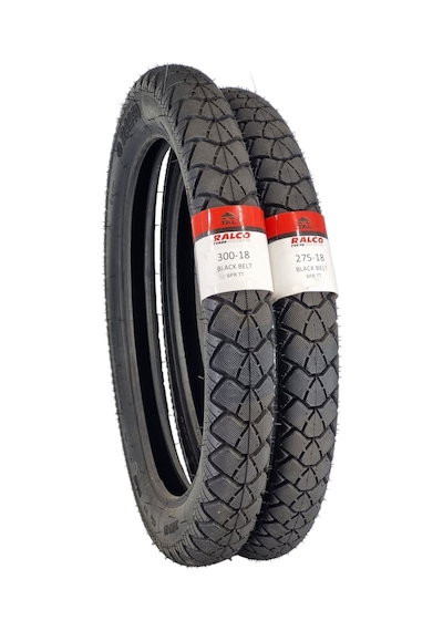 Cg Motor Kışlık Desen Lastik 300-18 Ve 275-18 Tt Tubetype - İç Lastikli Tip Takım