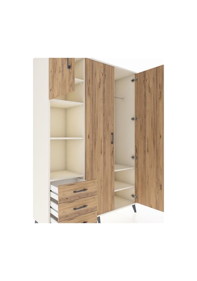 Hyperion Dolap 6 Raflı 3 Çekmeceli Tek Askılı 132x44x195 Aytaşı-çam/çam Atlas Çam/atlas Çam Hyperion Dolap 6 Raflı 3 Çekmeceli Tek Askılı 132x44x195 Aytaşı-çam/çam Atlas Çam/atlas Çam