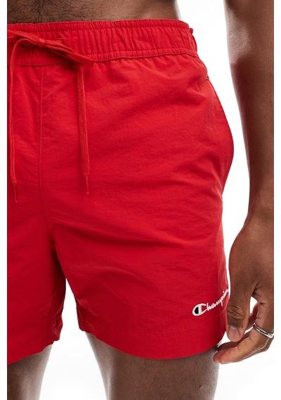 Champion Beach Shorts Erkek Su İtici Mayo Şort Kırmızı