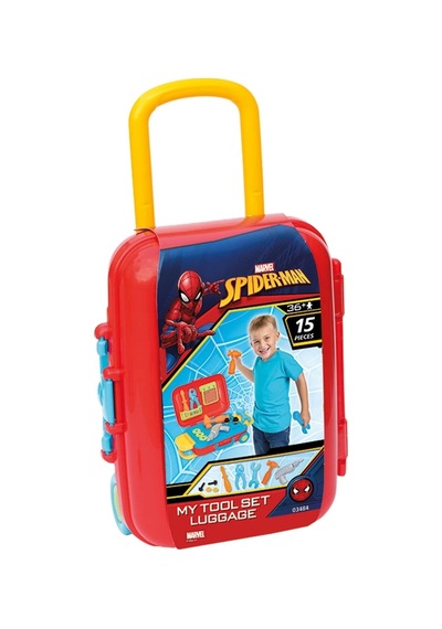 Spiderman Tamir Seti Bavulum - Oyuncak Tamir Setleri - Tamir Aletleri - Alet Seti - Vidalama Seti 1 Adet