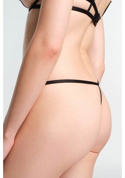 Penti Siyah Sirena String Külot