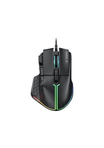 İmce T50 Gaming Mouse, 12800 Dpı, Çift Tıklama Ateş Tuşu, 8 Makrolanabilir Tuşlu, 13 Modlu Rgb 0193