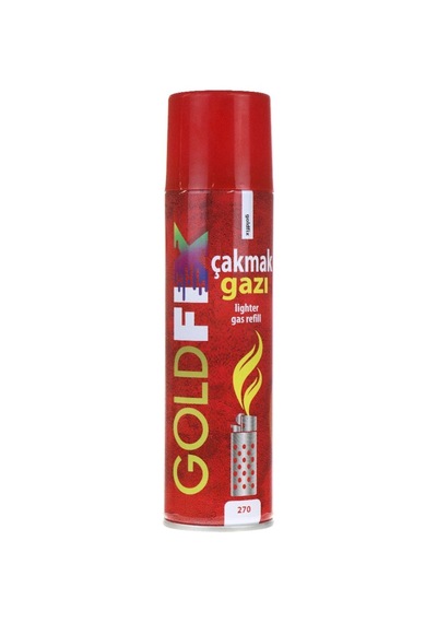 Goldfix Çakmak Gazı 270 Ml Hafif Ve Taşınabilir Yakıt Özelliği İle Pratik Kullanım 5 Adet Kırmızı