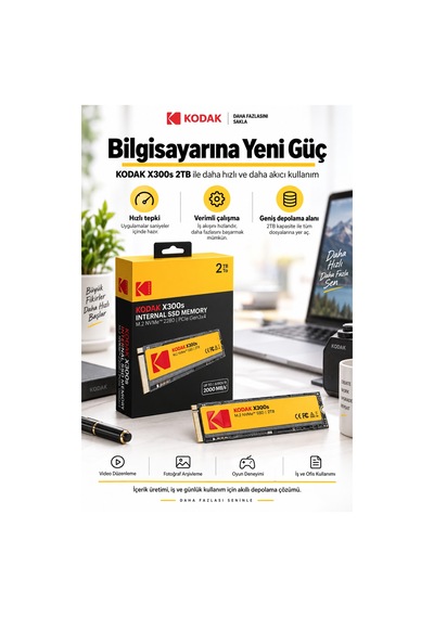 X300s 2tb M.2 Nvme Pcıe Gen3x4 2280 Ssd 2500 Mb/s Okuma 2000 Mb/s Yazma Hızlı Ssd 34757045