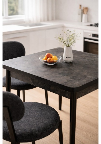 Renlife Ahşap Mutfak Masası Takımı Metal Ayaklı 2 Adet Antrasit Sandalye 70x70 Masa 2antasit Aris Aris - 2 Antrasit Vivo Renlife Ahşap Mutfak Masası Takımı Metal Ayaklı 2 Adet Antrasit Sandalye 70x70 Masa 2antasit Aris Aris - 2 Antrasit Vivo