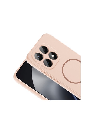 Xiaomi 15t Kılıf Magsafe Destekli Kamera Korumalı Yumuşak Silikon Celikaksesuar Rose Pembe