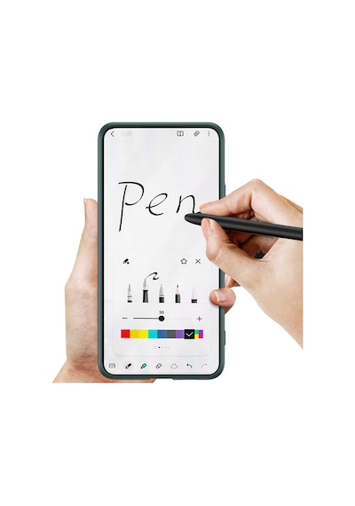 Samsung Galaxy Uyumlu S22 Kılıf Kalem Bölmeli Kıpta Kapak