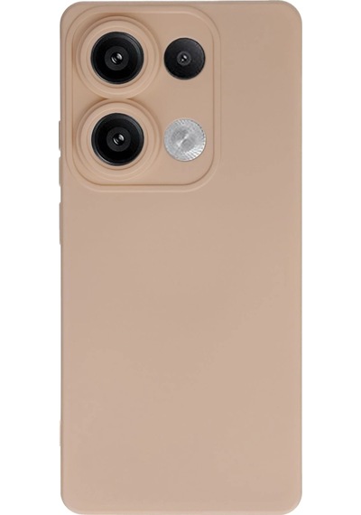 Newface - 384 - Xiaomi Redmi Note 13 4g Kılıf Nano İçi Kadife Silikon - Csmo-tex - - Pudra