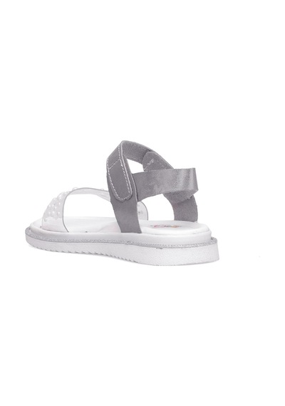 Elit Şa-p-036-25y Patik Kız Çocuk Düz Sandalet Gümüş Gümüş