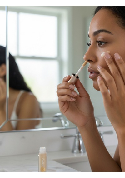 Vegan Concealer Temiz İçerikli, Nemlendirici Ve Yüksek Kapatıcılık Sunan Kapatıcı Pembe