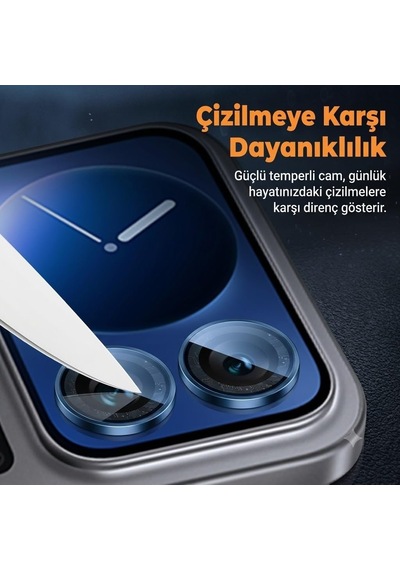 Enfein Xiaomi Mi 17 Pro İle Uyumlu Cmcov Kamera Lens Koruyucu Kolay Tak Çıkar Ergonomik İnce Tasarım Kırılma Ve Çizilme Önleyici Siyah Sku: Zeusb0hcc2xr41 -