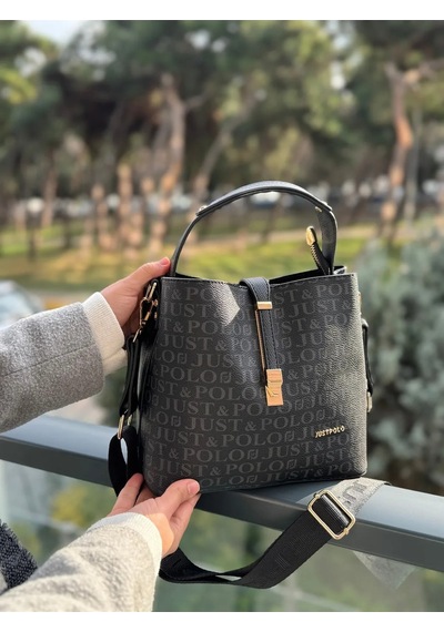 Just Polo Kadın Yeni Sezon El Ve Omuz Çantası Mh6000mh Siiyah