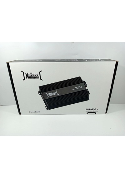 Mobass Amfi 4 X 60 Rms Ses Ve Bass Amfisi Mobass Mb-600.4 Ab Class Oto Anfi