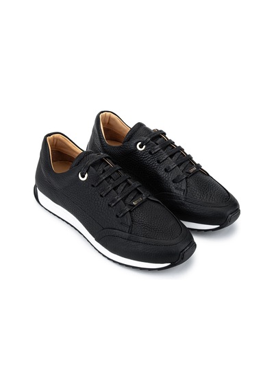 Tamer Tanca Kadın Hakiki Deri Siyah Floter Sneakers & Spor Ayakkabı 937 9860 Bn Ayk Y26 Sıyah Fltr