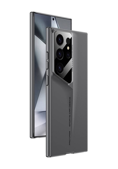 Samsung Galaxy Uyumlu S24 Ultra Kılıf Ultra İnce Kameralı Korumalı Sert Rubber Zore Procase Kapak