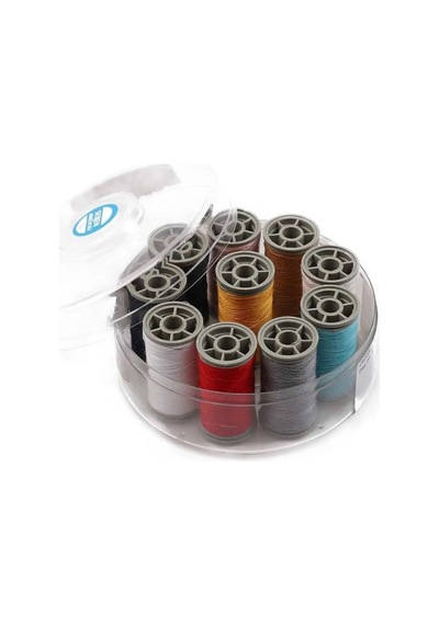 Zümrüt No:120, %100 Polyester Dikiş Ipliği Kaliteli 10 Adet Farklı Makara Ip Royaleks-13073