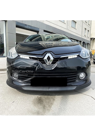 Renault Clio 4 2012-2020 Uyumlu Üniversal Astra H Lip Esnek Ön Lip 2 Parça Tampon Altı Dil Karlık Ön Ek 00 Şüscaroto Aksesuar