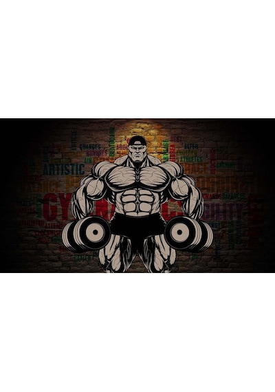 Vücut Geliştirme Gym Salonu Duvar Kağıdı
