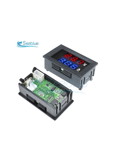 Dc 0-100v 10a 50a 100a Led Dijital Voltmetre Ampermetre Araba Motosiklet Gerilim Akım Ölçer Volt Dedektör Test Cihazı Monitör Paneli