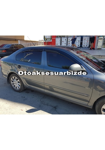 Skoda Octavia A5 Mügen Cam Rüzgarlığı 2004-2013 Arası 4 Lü Ithal