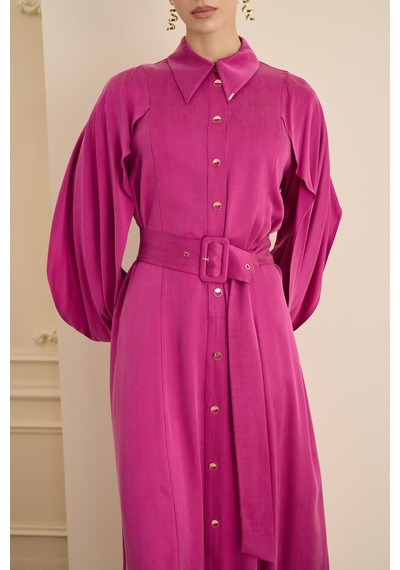 Senna Soleıl Dress Fuşya Fuşya