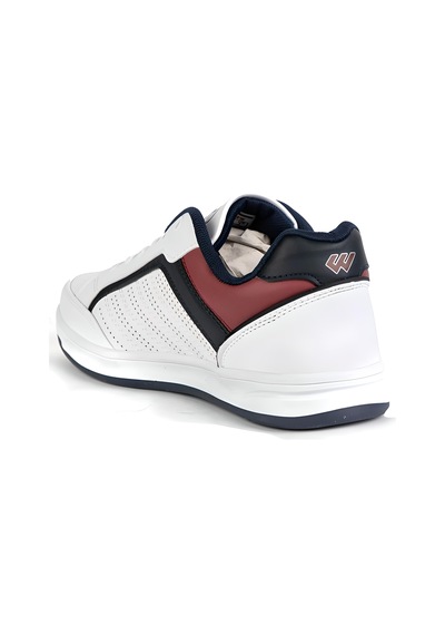 WİCKERS 1777 Beyaz_Bordo Erkek Sneaker Günlük Spor Ayakkabı Beyaz - Bordo