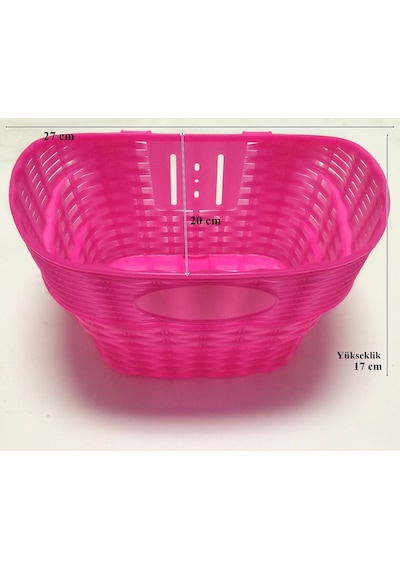 Oem Bisiklet Ön Sepet Hasır Plastik Büyük Boy 001