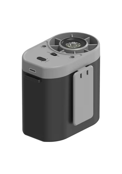 Df-92 Çok Fonksiyonlu Bele Takılan Mini Fan Gri Diğer