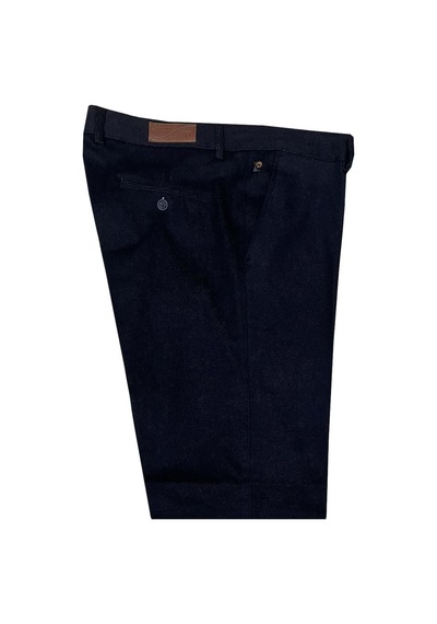 Classics Men Caserta Klasik Fit Likralı Erkek Kanvas Pantolon - 7518 Lacivert
