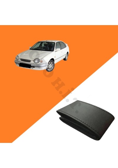 Toyota Corolla 99-01 Uyumlu Deri Direksiyon Kılıfı Kaliteli Dikmeli Siyah