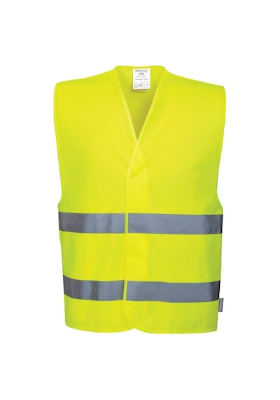 Portwest Fosforlu İkaz Yeleği 140 Gram - Reflektörlü Güvenlik Yeleği
