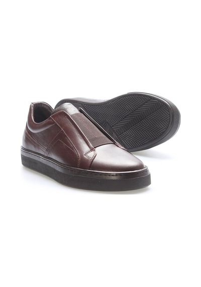 Fast Step Hakiki Deri Erkek Casual Ayakkabı 819ma225 Kahve