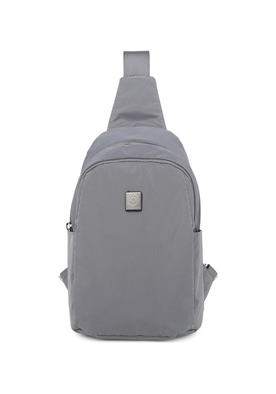 Smart Unisex Body Bag Tasarım Vücut Sırt Ve Göğüs Çantası Ayarlanabilir Askılı Gri GRİ