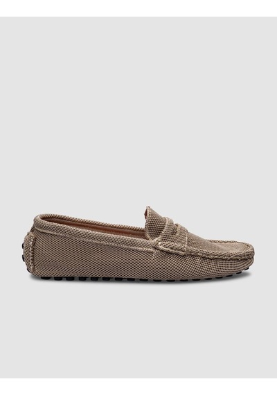 Cabani Triko Vizon Erkek Loafer-vizon Vizon