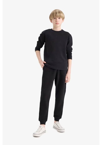 Defacto Erkek Çocuk Beli Lastikli Jogger Eşofman Altı K8852a625aubk81 Siyah Defacto Erkek Çocuk Beli Lastikli Jogger Eşofman Altı K8852a625aubk81 Siyah