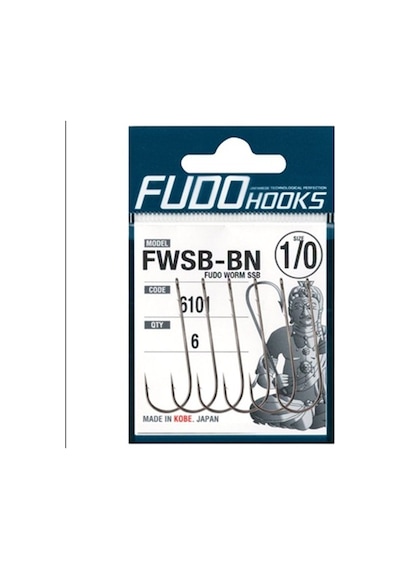 Fudo 6101 Worm Ssb Black Nikel Uzun Pala Tırnaklı Iğne