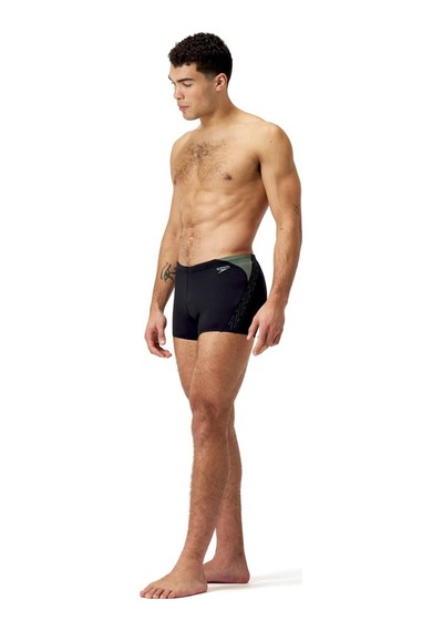 Speedo Hyperboom Splice Aquashort Erkek Yüzücü Mayosu Siyah