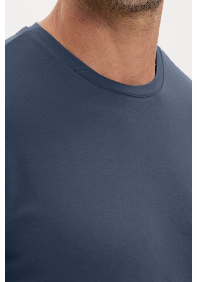 Tudors Erkek Slim Fit Dar Kesim Pamuklu Yumuşak Doku Esnek Kumaş Basic İndigo Bisiklet Yaka Tişört-52099 Çok Renkli Tudors Erkek Slim Fit Dar Kesim Pamuklu Yumuşak Doku Esnek Kumaş Basic İndigo Bisiklet Yaka Tişört-52099 Çok Renkli