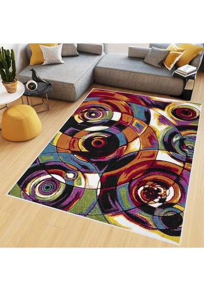 Rovigo Home Dijital Baskı Yıkanabilir Kaymaz Taban Salon Halısı Rvg0532 Kırmızı