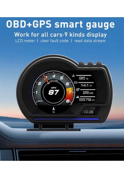 Head Up Display Hud Araç Verileri Bu Ekranda Obd 2 - Gps Hız Alarmı ,rpm ,su Sıcaklığı Basınç ,akü Şarj Durumu,obd 2 Arıza Kodu Taraması 120 Parametre