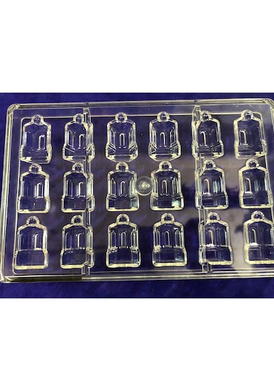 Polikarbon Çikolata Kalıbı 18li Cm3174 - Sert Plastik Çikolata Kalıbı