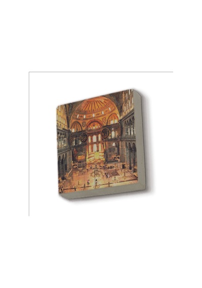 Ayasofya Camii İçi Baskılı Taş Magnet 5x5