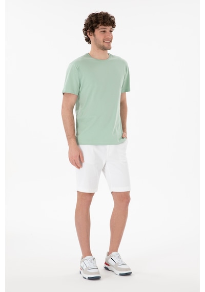 U.S. Polo Assn. Erkek Regular Fit Bisiklet Yaka Su Yeşili Basic Tişört 50305985-VR048 U.S. Polo Assn. Erkek Regular Fit Bisiklet Yaka Su Yeşili Basic Tişört 50305985-VR048