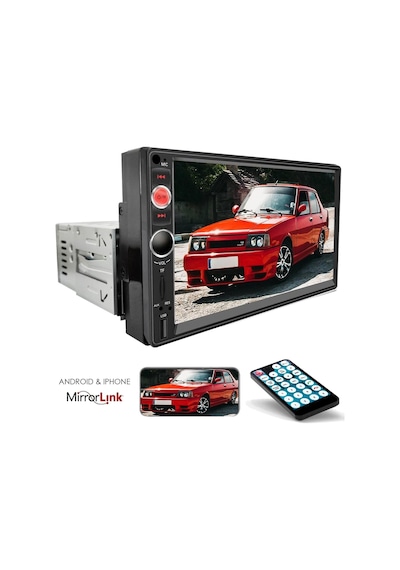 Soundway Sw-6400 Araç Oto Double Teyp Single Dın 7 İnç 4x60w