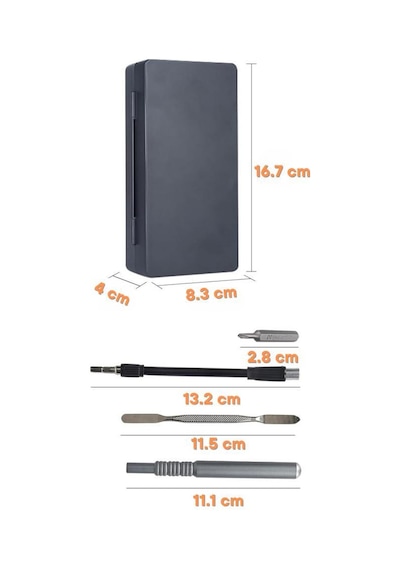 91 Parça Bilgisayar Gözlük Saat Telefon Elektronik Tamir Tornavida Seti Özel Katlanır Kutulu